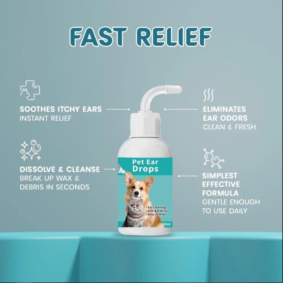 Natural Cat Ear Cleaning Drops