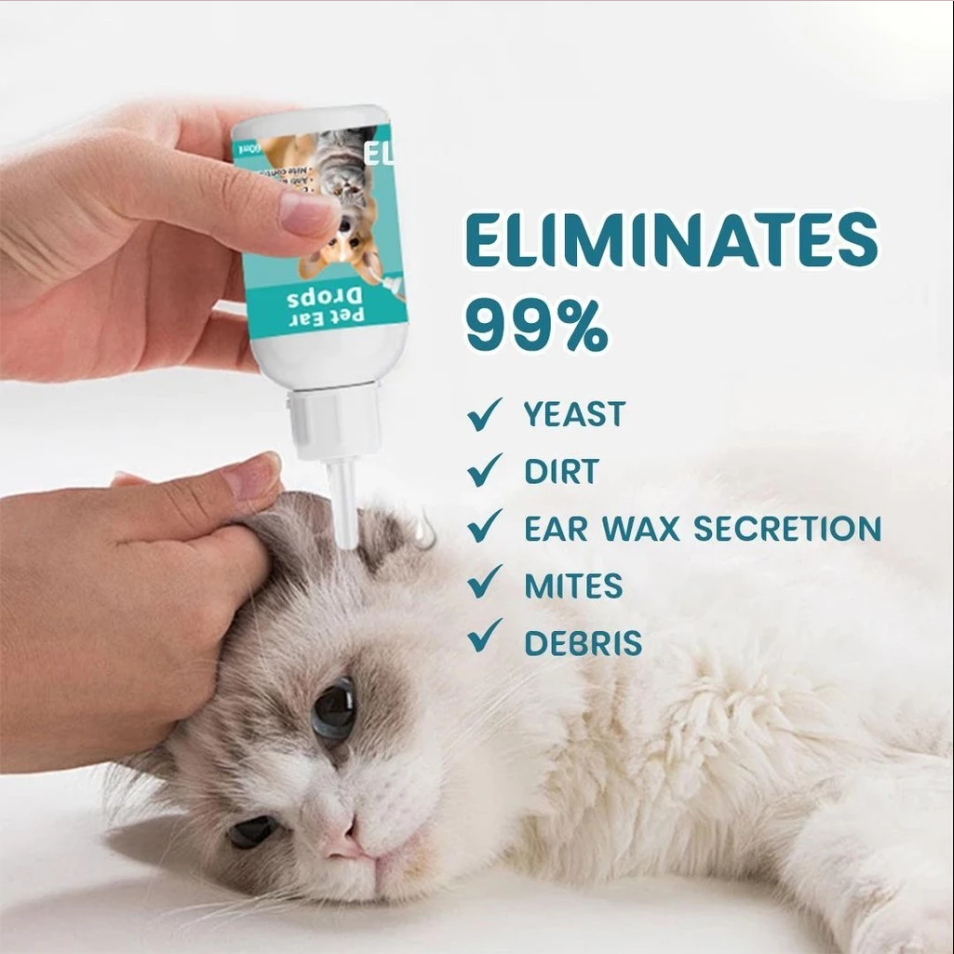 Natural Cat Ear Cleaning Drops