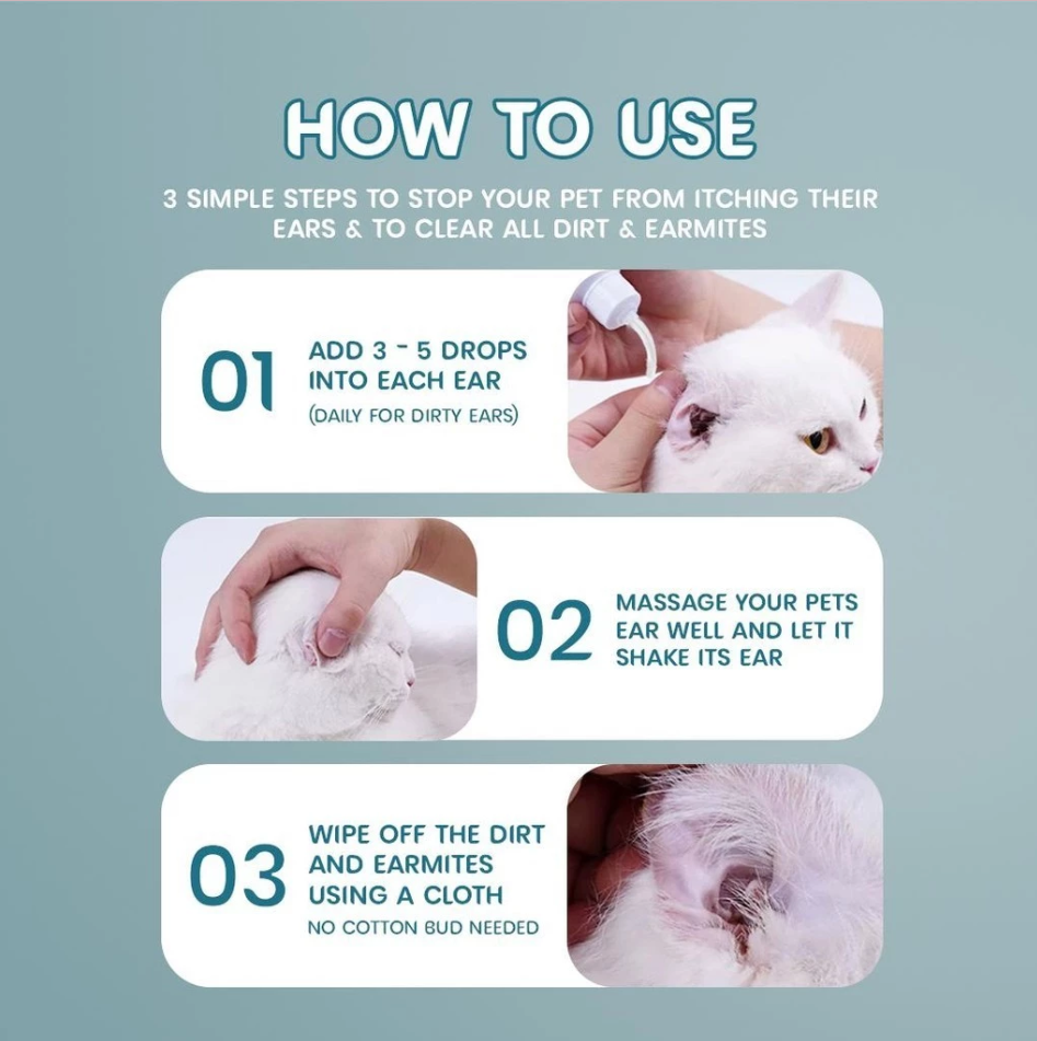 Natural Cat Ear Cleaning Drops