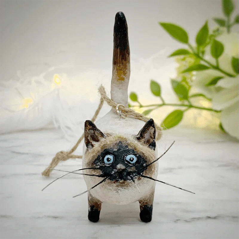 HolidayPaws – Handmade Cat Christmas Tree Ornaments