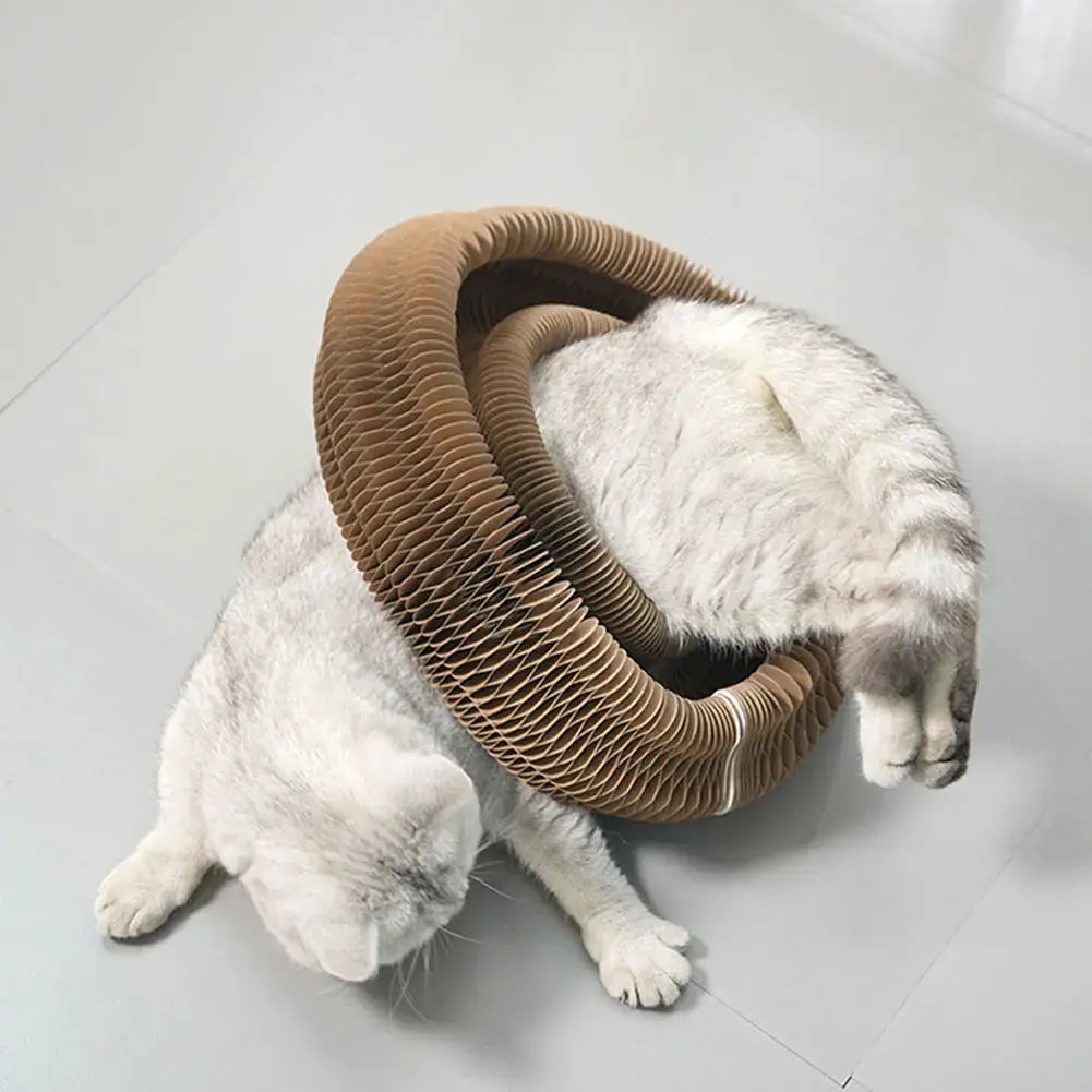 PurrFlex™ Foldable Cat Scratcher – Keeps Your Cat Happy, Active & Off the Couch