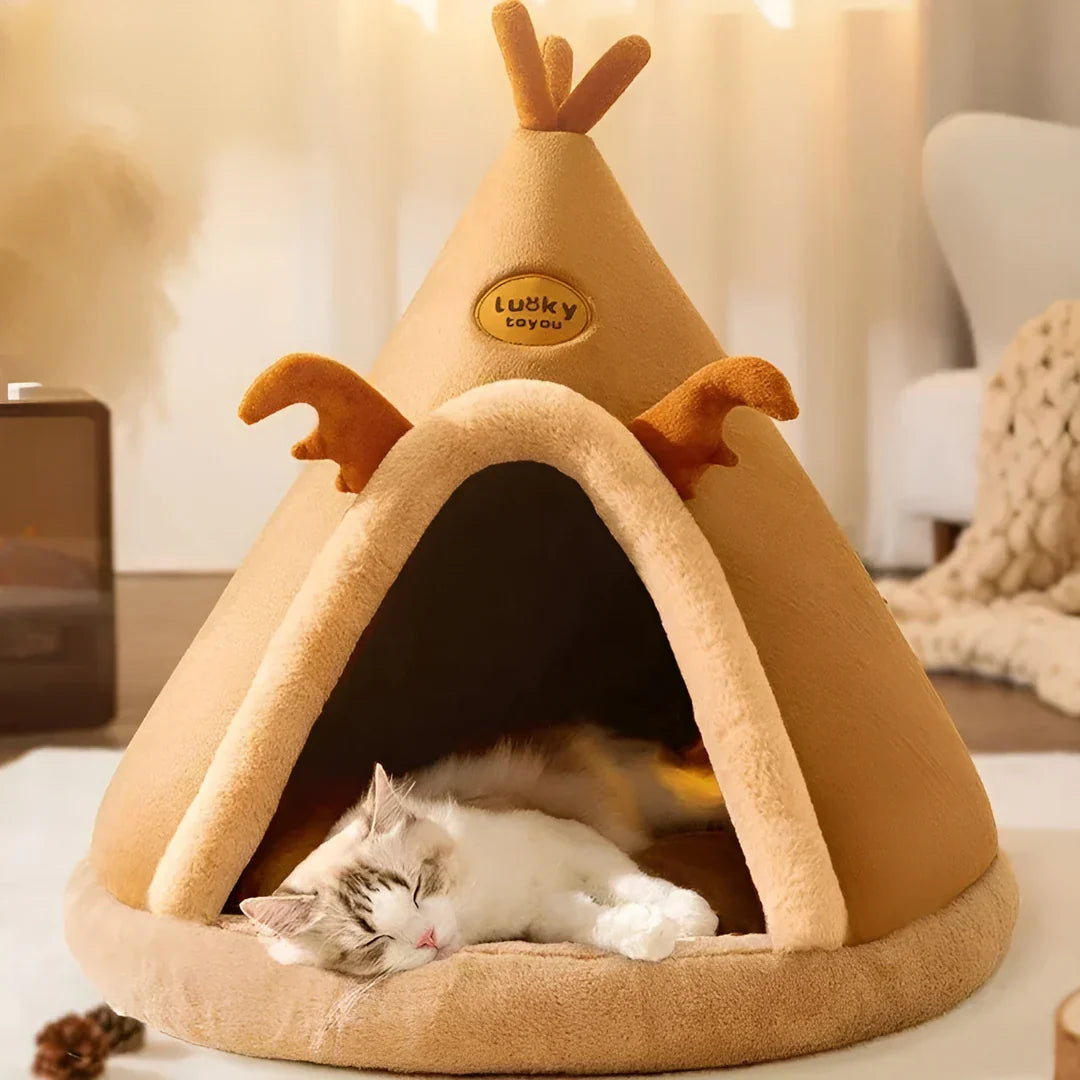 PurrNest β Cozy Cat House for Maximum Comfort