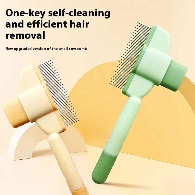 FurSweep™ — One-Click Self-Cleaning Grooming Brush for Pets