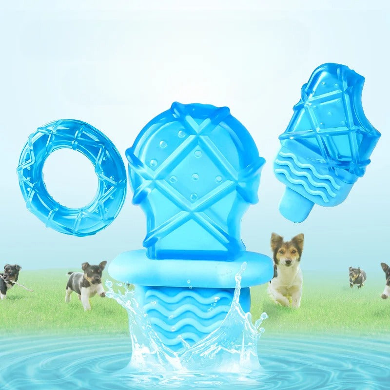 Cooling chew toy for dogs