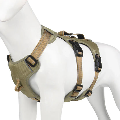 Reflective Anti-Pull Dog Harness – GripGuard Comfort