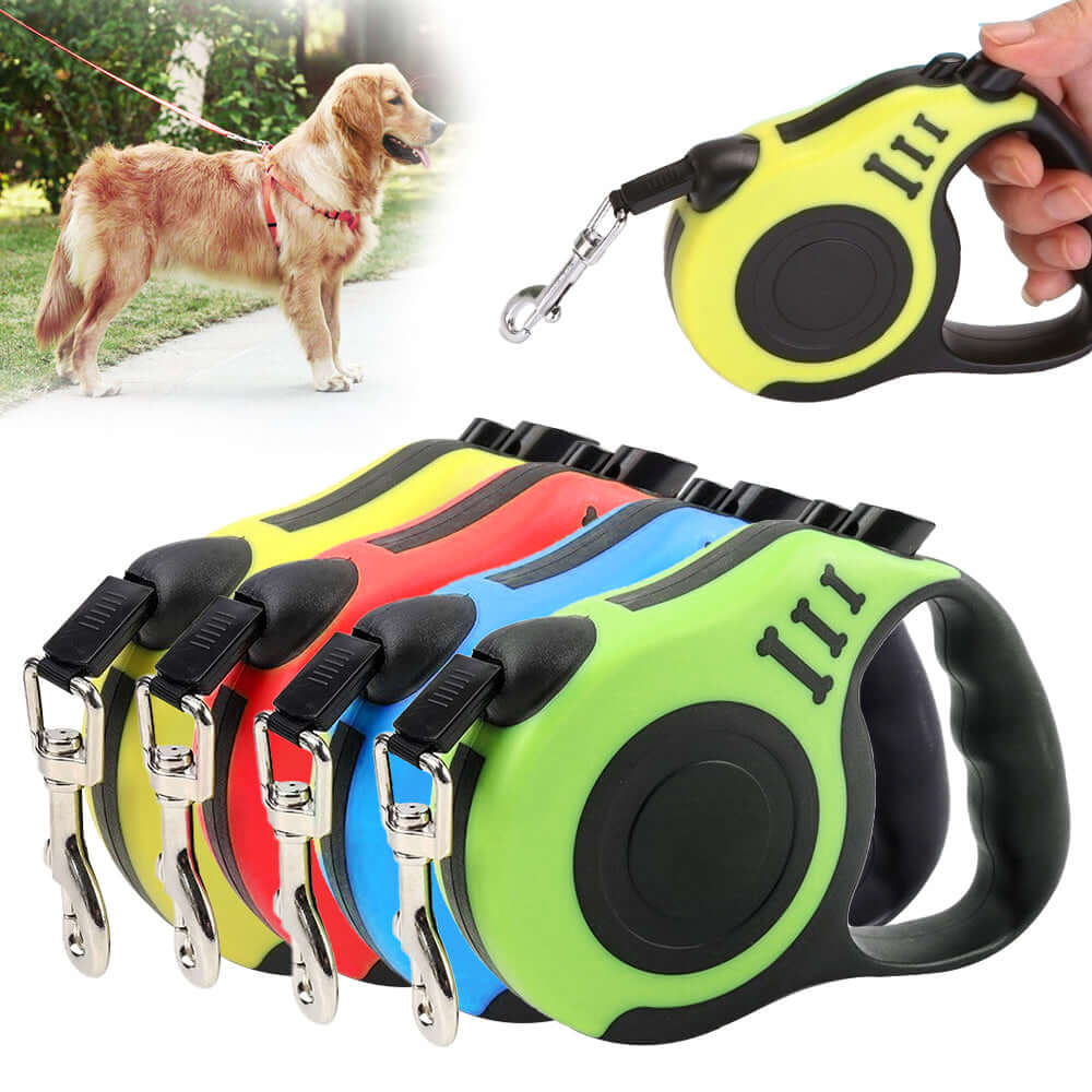 Ultimate Retractable Dog Leash – Heavy Duty, No-Tangle Design