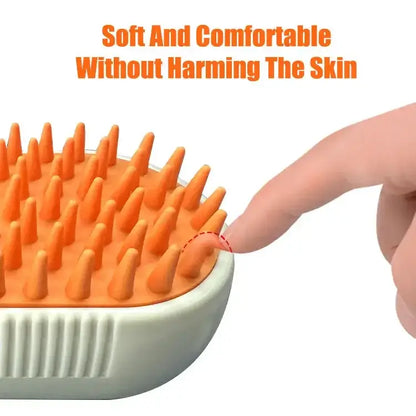 PawMist™ 2-in-1 Steam Grooming & Massage Brush