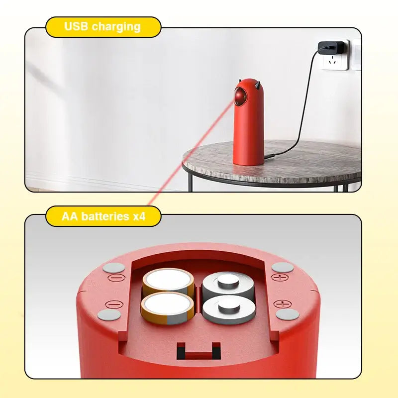 Automatic Cat Laser Toy – Hands-Free Fun for Curious Cats