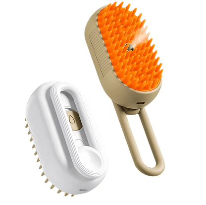 PawMist™ 2-in-1 Steam Grooming & Massage Brush
