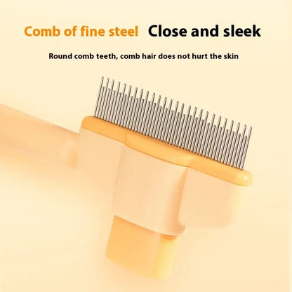 FurSweep™ — One-Click Self-Cleaning Grooming Brush for Pets