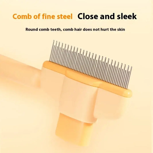 FurSweep™ — One-Click Self-Cleaning Grooming Brush for Pets