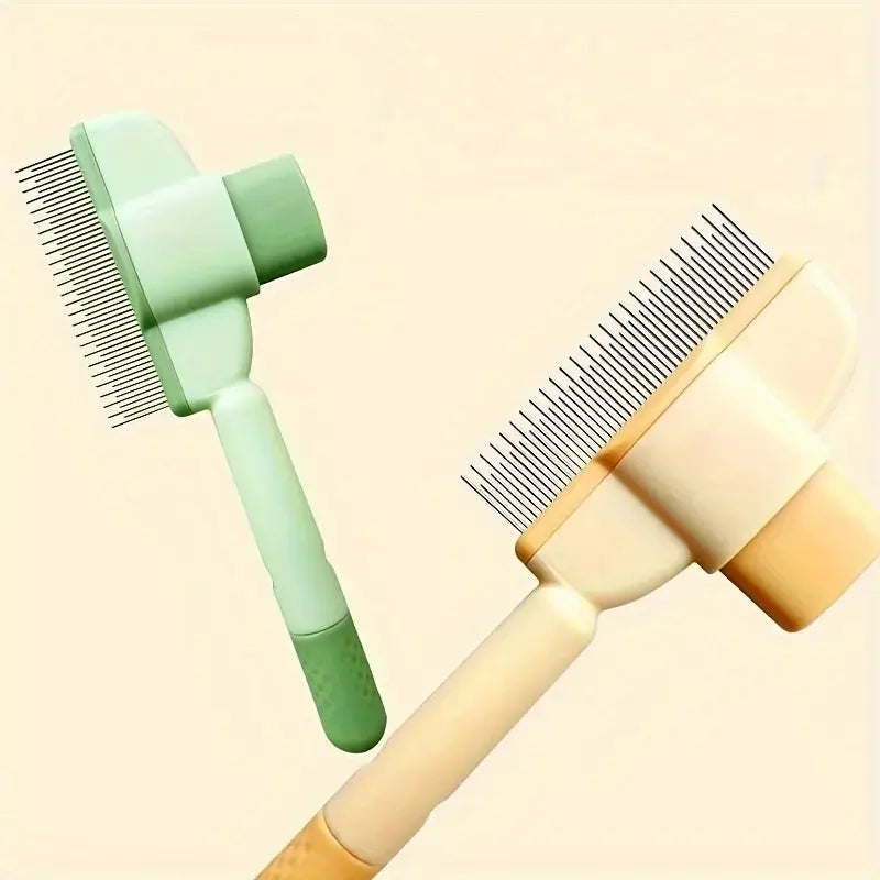 FurSweep™ — One-Click Self-Cleaning Grooming Brush for Pets